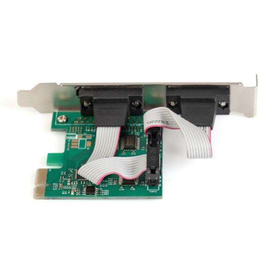 Karta rozszerzeń/Kontroler RS232 PCI Express, 2xDB9, Low Profile, Chipset: MCS9901