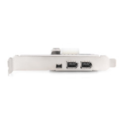 Karta/Kontroler Firewire (400) PCI Exp., 2xZew. 1xZew.(Mini) IEEE1394a 6pin+Mini,Low Profile,VT6308P
