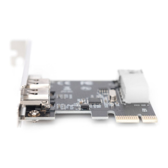 Karta/Kontroler Firewire (400) PCI Exp., 2xZew. 1xZew.(Mini) IEEE1394a 6pin+Mini,Low Profile,VT6308P