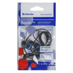 Słuchawki przewodowe, douszne, BASIC 616