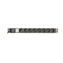 Listwa zasilająca rack 8 x German Socket 3M 