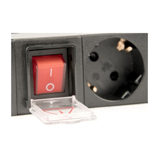 Listwa zasilająca rack 8 x German Socket 3M 