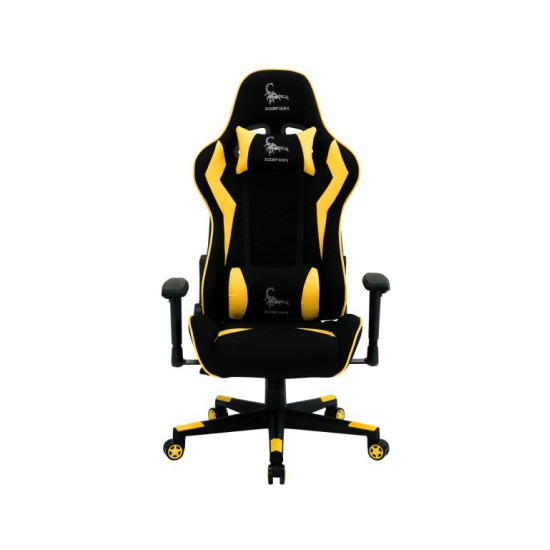 Krzesło gamingowe Scorpion czarno-żółte