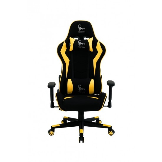 Krzesło gamingowe Scorpion czarno-żółte