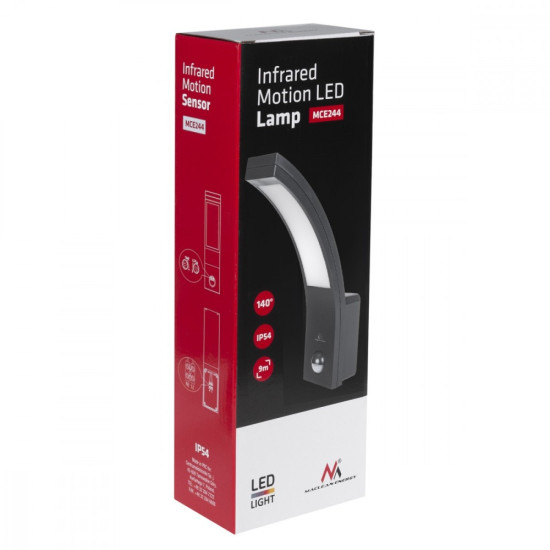 Lampa LED z czujnikiem ruchu MCE244B 