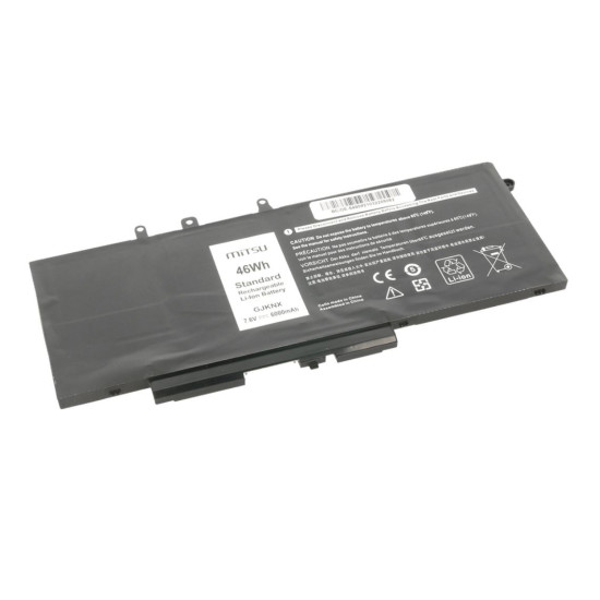 Bateria do Dell Latitude 5490, 5590 6000 mAh (46 Wh) 7.6V