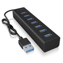 IB-HUB1700-U3 7-Port USB HUB+zasilacz 