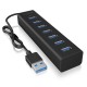 IB-HUB1700-U3 7-Port USB HUB+zasilacz 