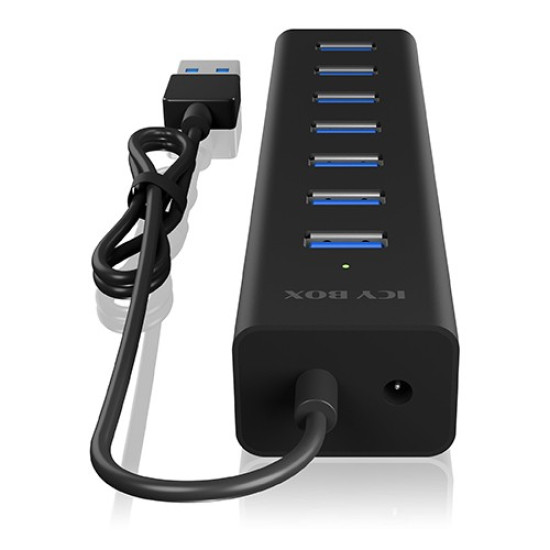 IB-HUB1700-U3 7-Port USB HUB+zasilacz 