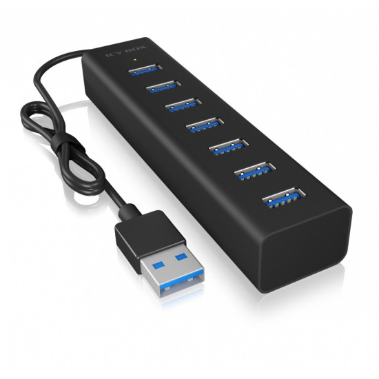 IB-HUB1700-U3 7-Port USB HUB+zasilacz 