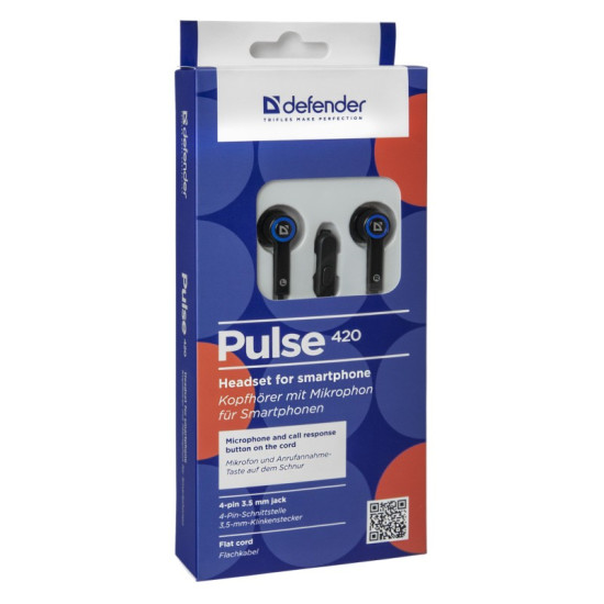 Słuchawki przewodowe douszne PULSE 420