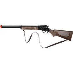 Strzelba kowbojska metalowa 12 naboi Gonher 