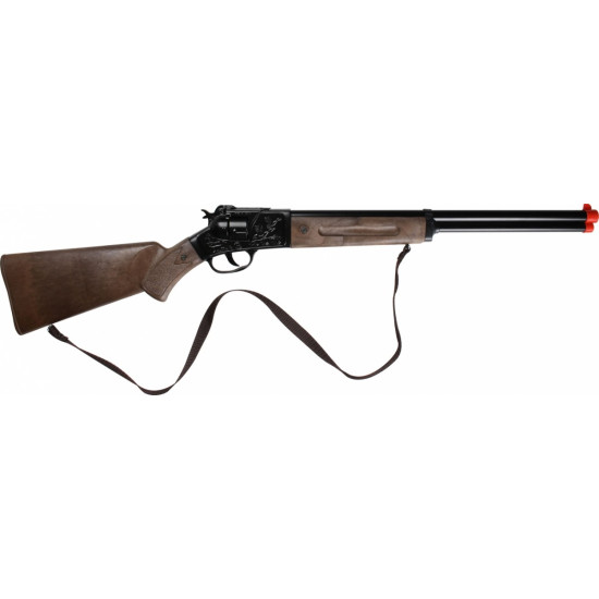 Strzelba kowbojska metalowa 12 naboi Gonher 