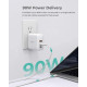 PA-B6S White Omnia Mix GaN ładowarka sieciowa 3xUSB (2xUSB C+1xUSB A) 90W