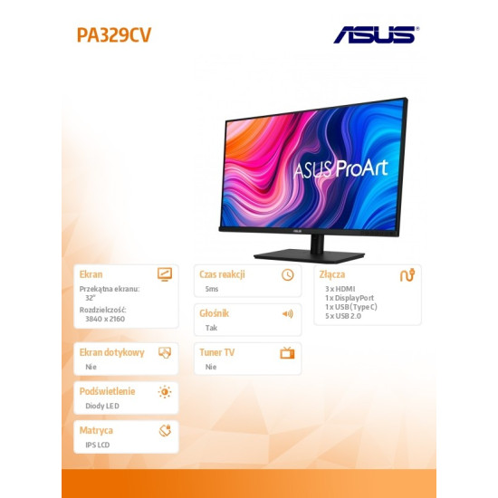 Monitor 32' PA329CV