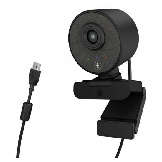 Kamera internetowa IB-CAM501-HD FHD Webcam, 1080P, wbudowany mikrofon,     Autofocus, wide view angle, Autotracking 