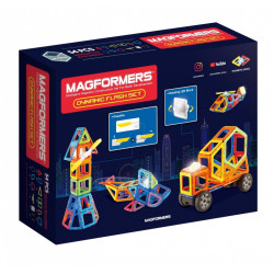 Klocki magnetyczne Dynamic flash 54 elementy