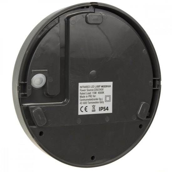 Lampa LED z czujnikiem ruchu MCE291 GR 