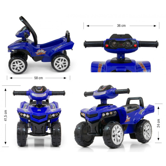 Jeździk Pojazd Monster Navy