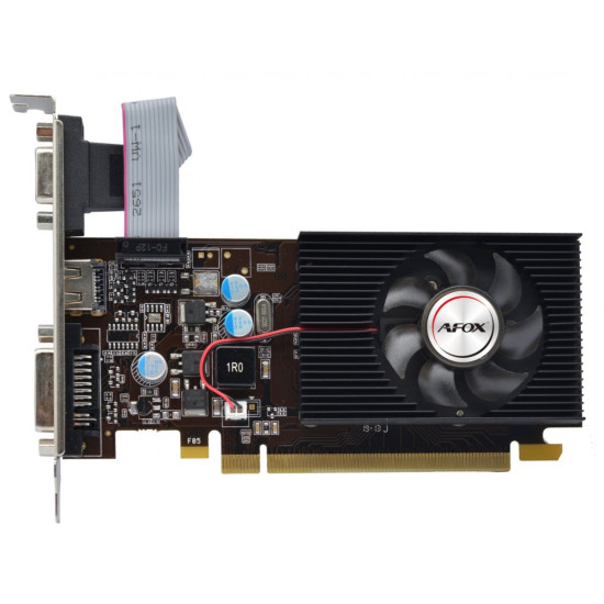 Karta graficzna - Geforce GT210 1GB DDR2 64Bit DVI HDMI VGA LP Fan V7 
