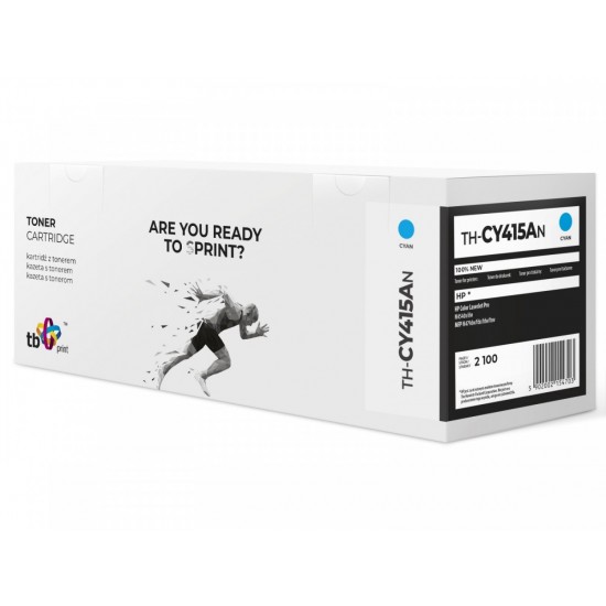 Toner do HP Color LJ Pro W2031A TH-CY415AN 100% nowy cyan