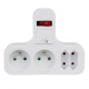 Gniazdko prądowe x4 z wyłącznikiem typ E MCE244 