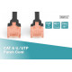 Patch Cord RJ45/RJ45 Kat.6 250MHz U/UTP AWG27/7 PE 5,0m Czarny