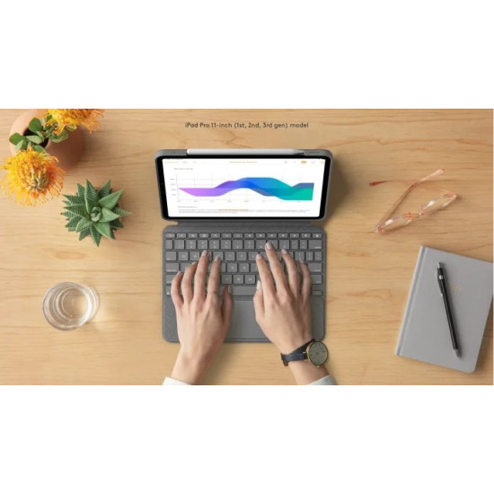 Combo Touch US iPad Pro 12,9' 5th Gen Grey