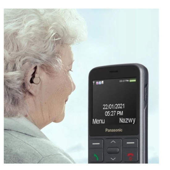 Telefon dla seniora KX-TU160  Szary