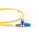 Patchcord FO SM 09/125 OS2 LC-LC duplex 1m żółty 