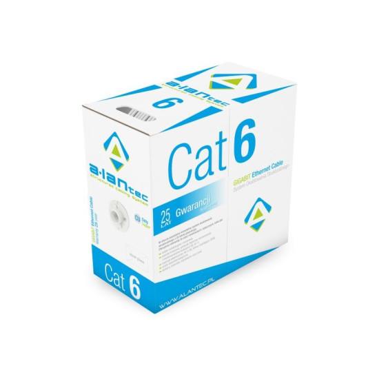 Kabel U/UTP typu linka kat.6 Fca 26/7AWG PVC 305m - 25 lat gwarancji