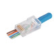 Wtyk przelotowy RJ45 UTP kat.5e (op. 100 szt)