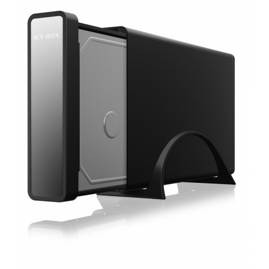 Obudowa IB-382H-C31 2,5/3,5 HDD z wbudowanym HUB 1xUSB-C, 2xUSB -A,  12V2A