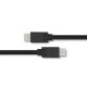 Kabel USB 3.1 typ C męski | USB 3.1 typ C męski | 3m | Czarny 