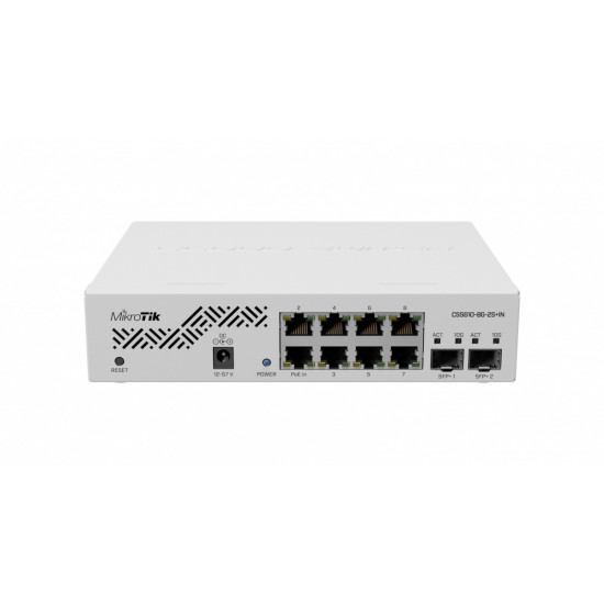 Przełącznik 8x1GbE 2xSFP+ CSS610-8G-2S+IN 