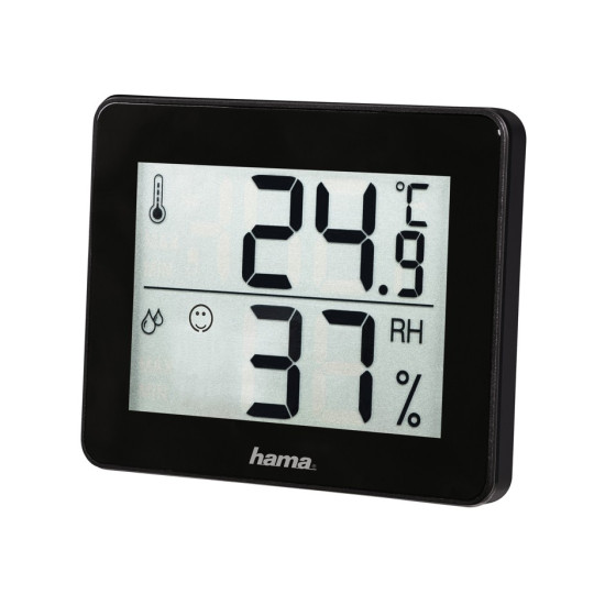 Termometr/higrometr TH-130 czarny