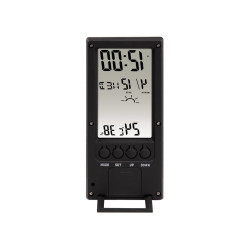 Termometr/higrometr TH-140 czarny 