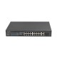 Przełącznik Switch 16X100MB POE+/2XCombo niezarządzalny rack 19 cali Gigabit Ethernet 150W 