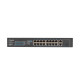 Przełącznik Switch 16X100MB POE+/2XCombo niezarządzalny rack 19 cali Gigabit Ethernet 250W 