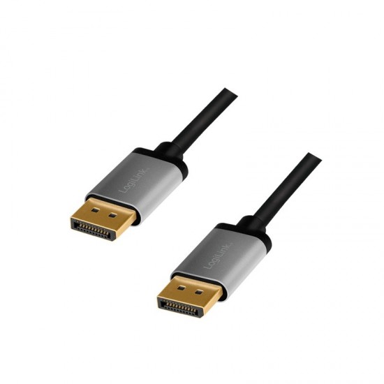 Kabel DisplayPort 4K/60 Hz,DP/M do DP/M aluminium 2m 