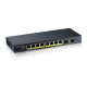 Przełącznik GS1100-10HP-EU0102F 120W PoE 8xGigabit 2xFiber Uplilk Switch 