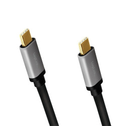 Kabel USB-C M/M, PD, aluminiowy 1.5m 