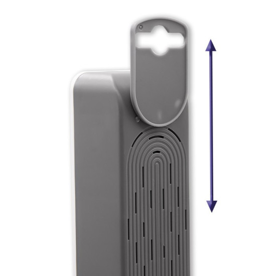 Listwa zasilająca | 5 gniazd | 1.8m | Biało-szara 