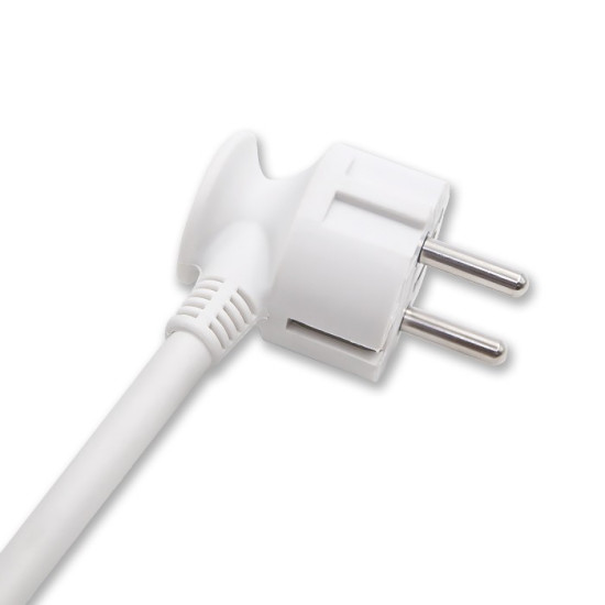 Listwa zasilająca | 5 gniazd | 1.8m | Biało-szara 