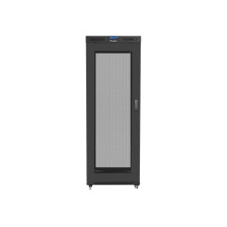 Szafa instalacyjna RACK stojąca 19 27U 800X1000 czarna LCD (FLAT PACK) 