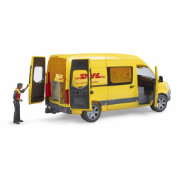 Bus MB Sprinter DHL z figurką i akcesoriami