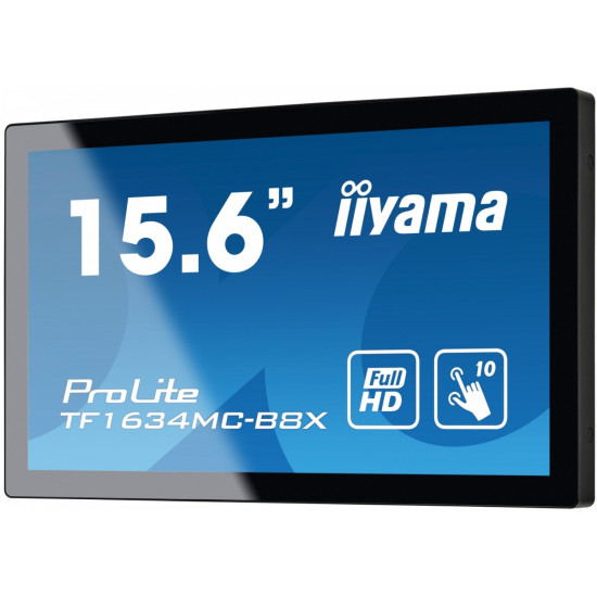 Monitor 15.6 cala TF1634MC-B8X IPS,poj.10pkt.450cd,IP65,7H,HDMI,DP 