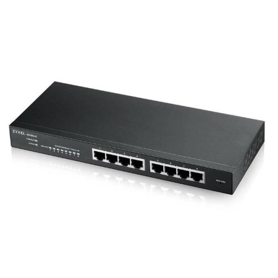 Przełącznik zarządzalny GS1915-8 8port GbE Smart mode Switch NebulaFlex Cloud 