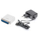 Serwer wydruku Fast Ethernet 1-port 1xLPT, 1xRJ-45