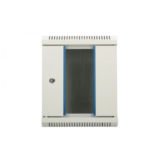 Szafa rack 6U 10 cali szara wisząca 